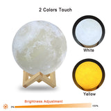 Luminária Lua 3D  - USB Recarregável
