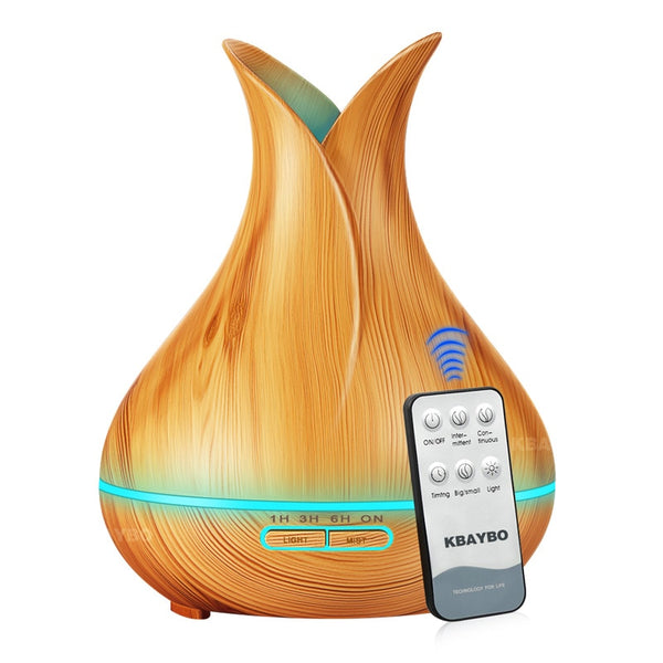 Umidificador ultrasônico e Aroma Difusor 400ml