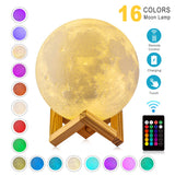 Luminária Lua 3D  - USB Recarregável