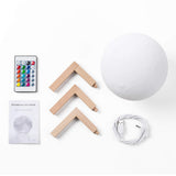 Luminária Lua 3D  - USB Recarregável